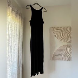 Richer Poorer Rib Midi Dress